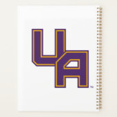 Universiteit van Albany Initialen Logo Planner (Achterkant)