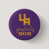 Universiteit van Albany Initialen Logo Ronde Button 3,2 Cm (Voorkant)