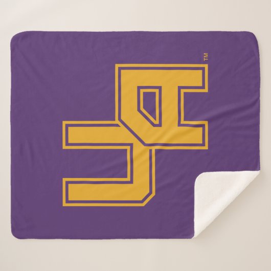 Universiteit van Albany Initialen Logo Sherpa Deken (Voorkant (horizontaal))