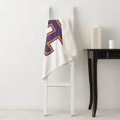 Universiteit van Albany Initialen Logo Sherpa Deken (In situ)