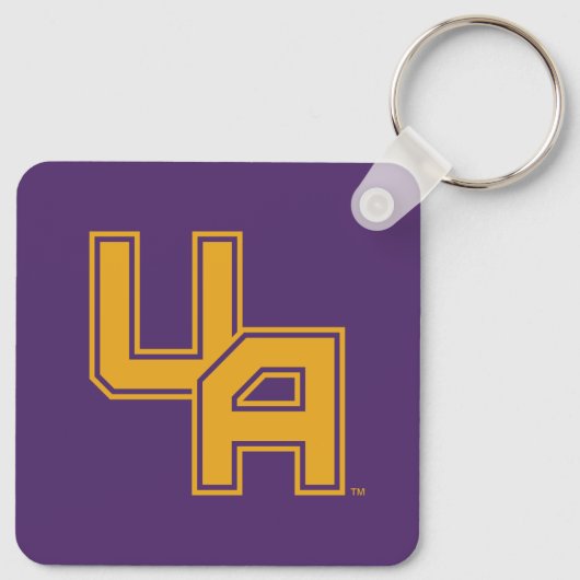 Universiteit van Albany Initialen Logo Sleutelhanger (Achterkant)