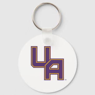 Universiteit van Albany Initialen Logo Sleutelhanger