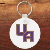 Universiteit van Albany Initialen Logo Sleutelhanger (Achterkant)