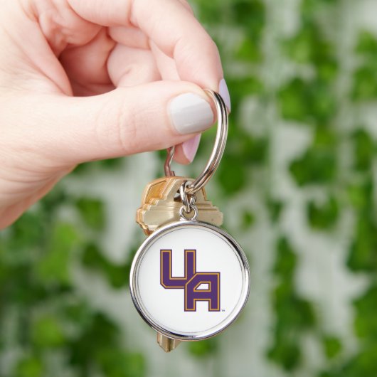 Universiteit van Albany Initialen Logo Sleutelhanger (Hand)