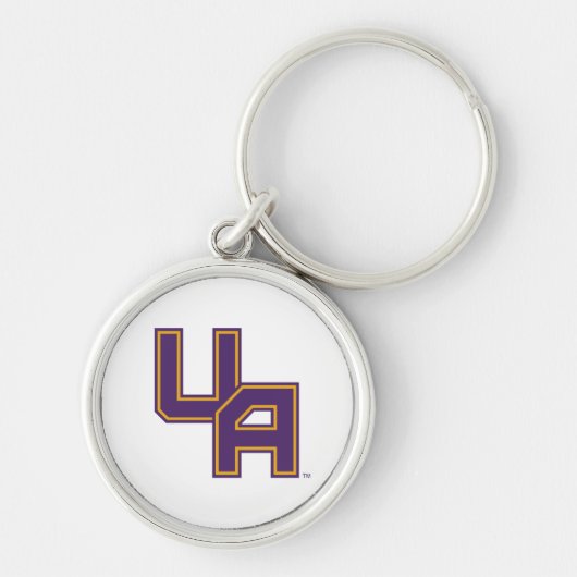 Universiteit van Albany Initialen Logo Sleutelhanger (Voorkant)