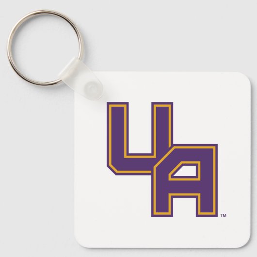 Universiteit van Albany Initialen Logo Sleutelhanger (Voorkant)