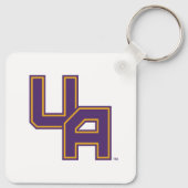 Universiteit van Albany Initialen Logo Sleutelhanger (Achterkant)