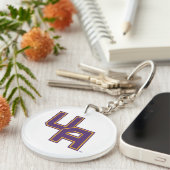 Universiteit van Albany Initialen Logo Sleutelhanger (Voorkant Rechts)