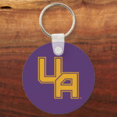 Universiteit van Albany Initialen Logo Sleutelhanger (Voorkant)