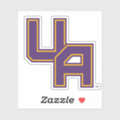 Universiteit van Albany Initialen Logo Sticker (Vel)