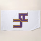 Universiteit van Albany Initialen Logo Strandlaken (Voorkant)