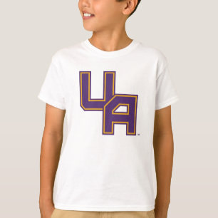 Universiteit van Albany Initialen Logo T-shirt