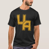 Universiteit van Albany Initialen Logo T-shirt (Voorkant)