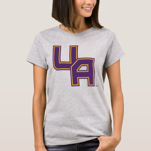 Universiteit van Albany Initialen Logo T-shirt (Voorkant)