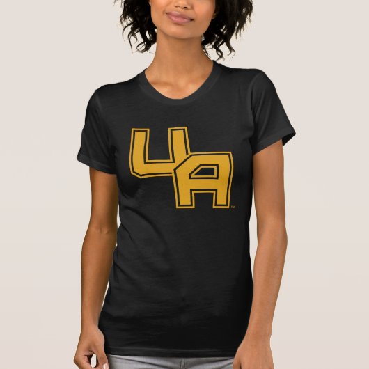 Universiteit van Albany Initialen Logo T-shirt (Voorkant)