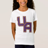 Universiteit van Albany Initialen Logo T-shirt (Voorkant)