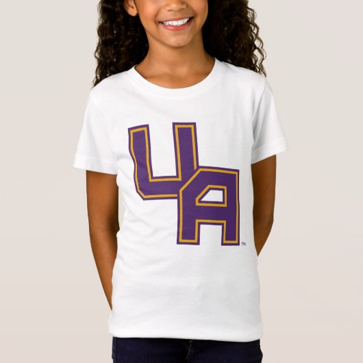 Universiteit van Albany Initialen Logo T-shirt (Voorkant)