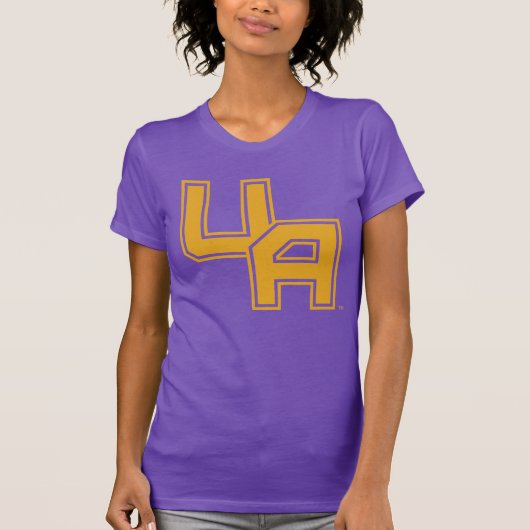 Universiteit van Albany Initialen Logo T-shirt (Voorkant)