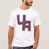 Universiteit van Albany Initialen Logo T-shirt (Voorkant)