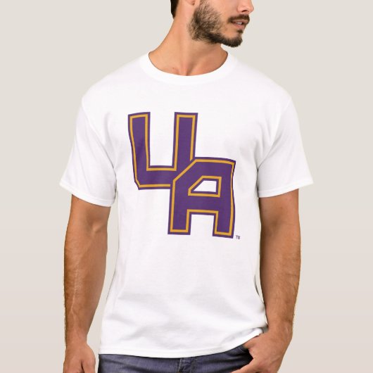 Universiteit van Albany Initialen Logo T-shirt (Voorkant)