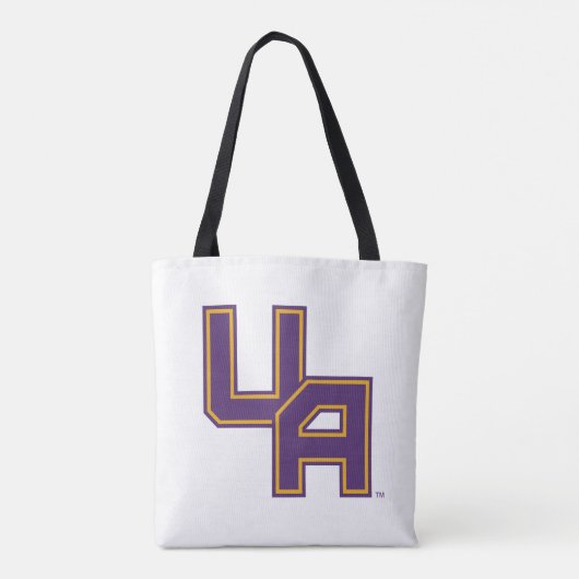Universiteit van Albany Initialen Logo Tote Bag (Achterkant)