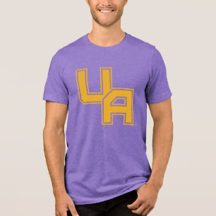 Universiteit van Albany Initialen Logo Tri-Blend Shirt