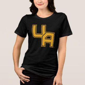 Universiteit van Albany Initialen Logo Tri-Blend Shirt