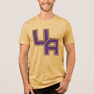 Universiteit van Albany Initialen Logo Tri-Blend Shirt