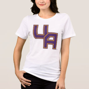 Universiteit van Albany Initialen Logo Tri-Blend Shirt