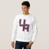 Universiteit van Albany Initialen Logo Trui (Voorkant volledig)