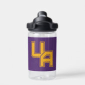 Universiteit van Albany Initialen Logo Waterfles (Achterkant)