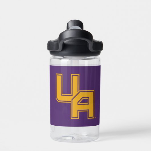 Universiteit van Albany Initialen Logo Waterfles (Achterkant)