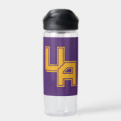 Universiteit van Albany Initialen Logo Waterfles (Achterkant)