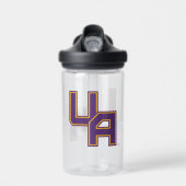 Universiteit van Albany Initialen Logo Waterfles (Voorkant)