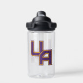 Universiteit van Albany Initialen Logo Waterfles (Achterkant)