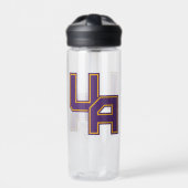 Universiteit van Albany Initialen Logo Waterfles (Voorkant)
