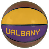 Universiteit van Albany Wordmark Basketbal (Voorkant)