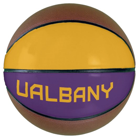 Universiteit van Albany Wordmark Basketbal (Voorkant)