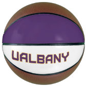 Universiteit van Albany Wordmark Basketbal (Voorkant)