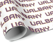 Universiteit van Albany Wordmark Cadeaupapier (Rol Hoek)