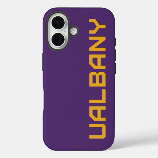 Universiteit van Albany Wordmark Case-Mate iPhone Case (Achterkant)