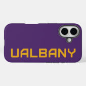 Universiteit van Albany Wordmark Case-Mate iPhone Case (Achterkant (horizontaal))