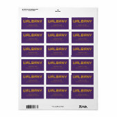 Universiteit van Albany Wordmark Etiket (Full Sheet)