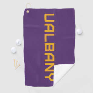 Universiteit van Albany Wordmark Golfhanddoek