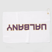 Universiteit van Albany Wordmark Golfhanddoek (Horizontaal)
