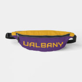 Universiteit van Albany Wordmark Heuptasje (Voorkant)