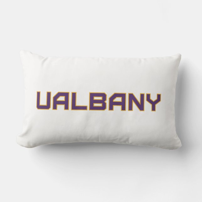 Universiteit van Albany Wordmark Kussen (Voorkant)