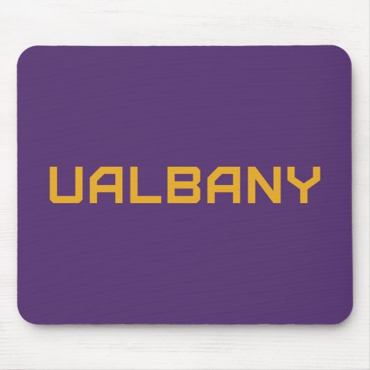 Universiteit van Albany Wordmark Muismat (Voorkant)