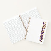 Universiteit van Albany Wordmark Notitieboek (Binnen)