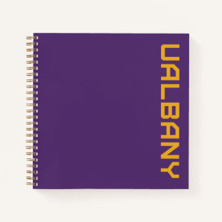 Universiteit van Albany Wordmark Notitieboek
